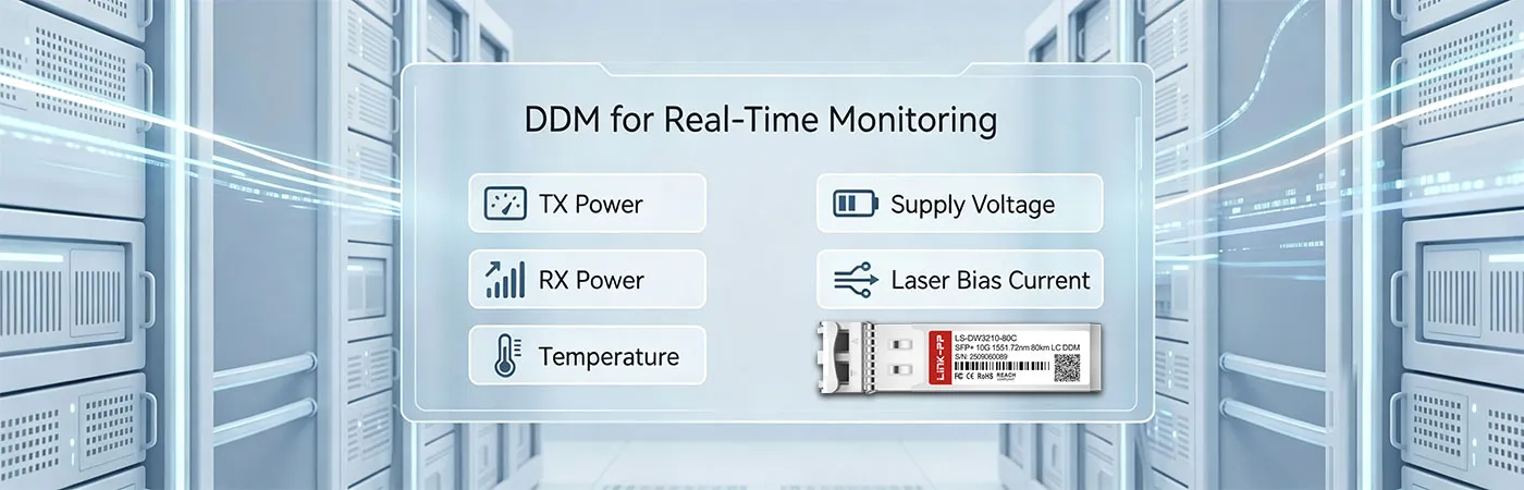 LS-DW3210-80C Module with DDM for Real-Time Monitoring