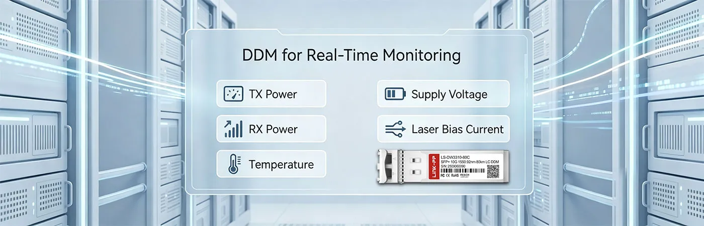 LS-DW3310-80C Module with DDM for Real-Time Monitoring