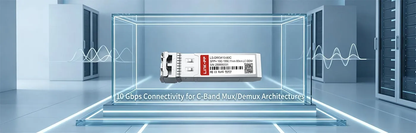 LS-DW3410-80C: 10 Gbps Connectivity for C-Band Mux/Demux Architectures