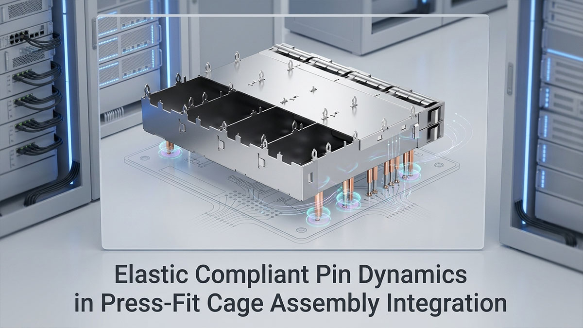 Elastic Compliant Pin Dynamics in Press-Fit Cage Assembly Integration