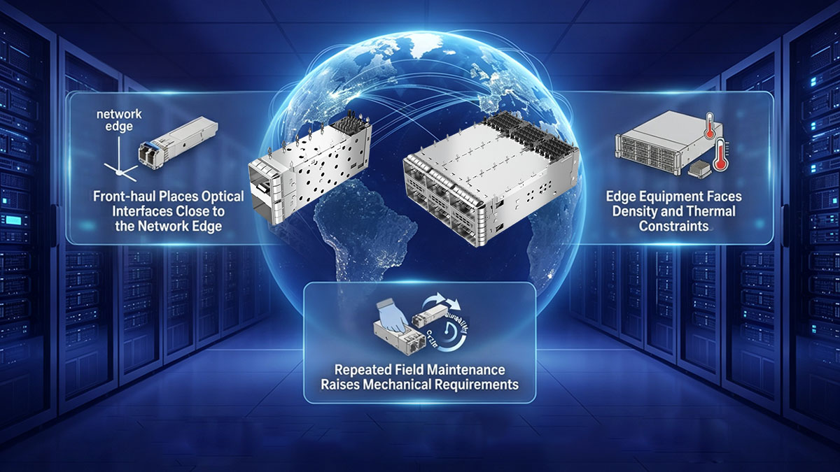 How Does an SFP/QSFP Cage Influence 5G Front-haul Connectivity?