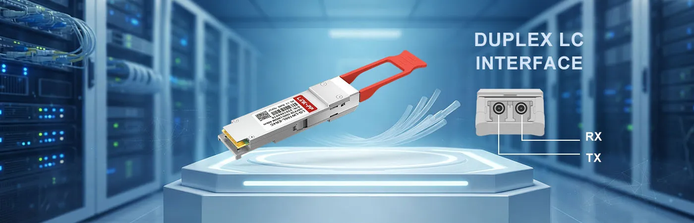 LQ-LW100L-ER4C Module with Duplex LC Interface