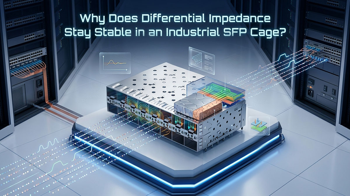 Why Does Differential Impedance Stay Stable in an Industrial SFP Cage