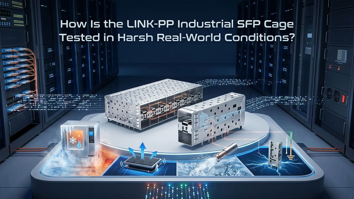 How Is the LINK-PP Industrial SFP Cage Tested in Harsh Real-World Conditions