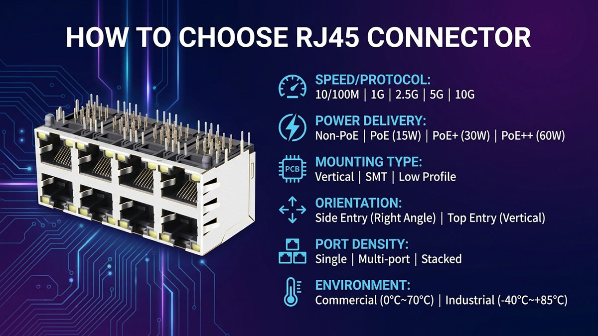 How to Choose the Right RJ45 Connector