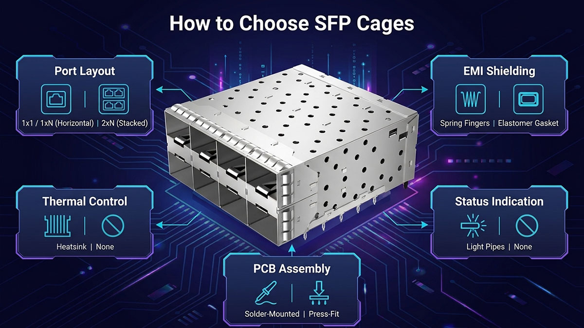 How to Choose the Right SFP Cage?
