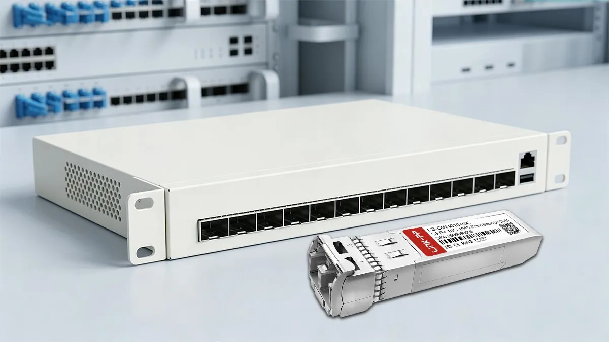 LINK-PP LS-DW4010-80C 10G SFP+ Usage Demonstration