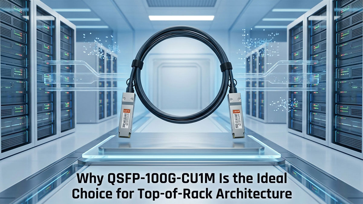 Why QSFP-100G-CU1M Is the Ideal Choice for Top-of-Rack Architecture
