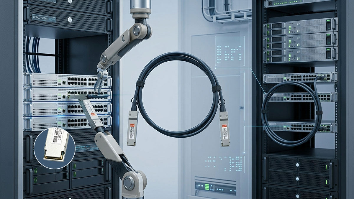 Installation and Hardware Deployment of QSFP-100G-CU1M in ToR Switches
