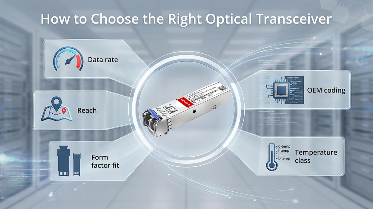 How to Choose the Right Optical Transceiver