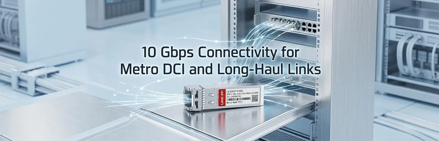 LS-DW4710-80C: 10 Gbps Connectivity for Metro DCI and Long-Haul Links