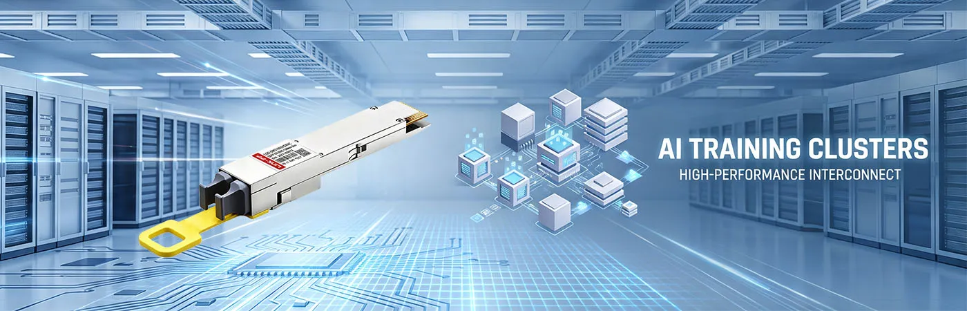 QDD-XDR8-800G: 800G Connectivity for AI Training Clusters