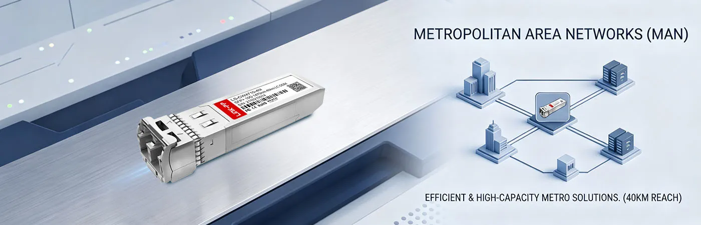 XBR-SFP10G1470-40-I: 10G Connectivity for Metropolitan Area Networks