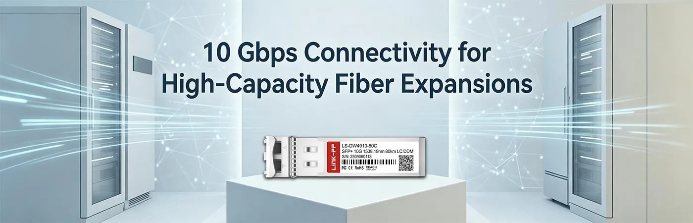 10G-SFPP-ZRD-1538.19: 10 Gbps Connectivity for High-Capacity Fiber Expansions