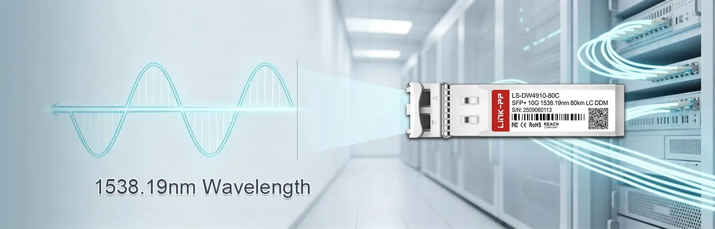 10G-SFPP-ZRD-1538.19 Module with 1538.19nm Wavelength