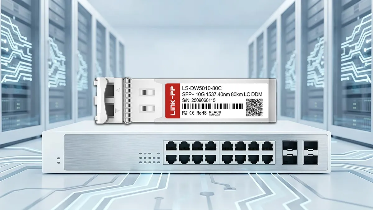 Extreme DWDM-SFP10G-37.40 Compatible LINK-PP 10G SFP+ Optical Module
