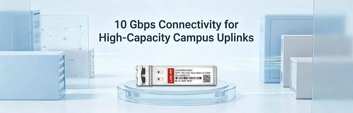 DWDM-SFP10G-37.40: 10 Gbps Connectivity for High-Capacity Campus Uplinks