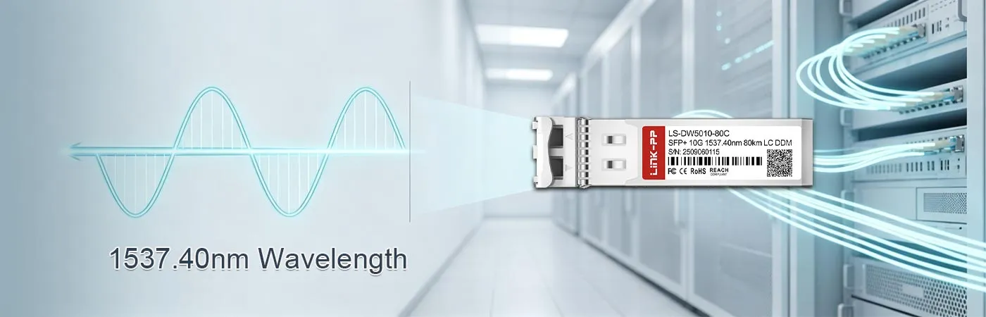 DWDM-SFP10G-37.40 Module with 1537.40nm Wavelength