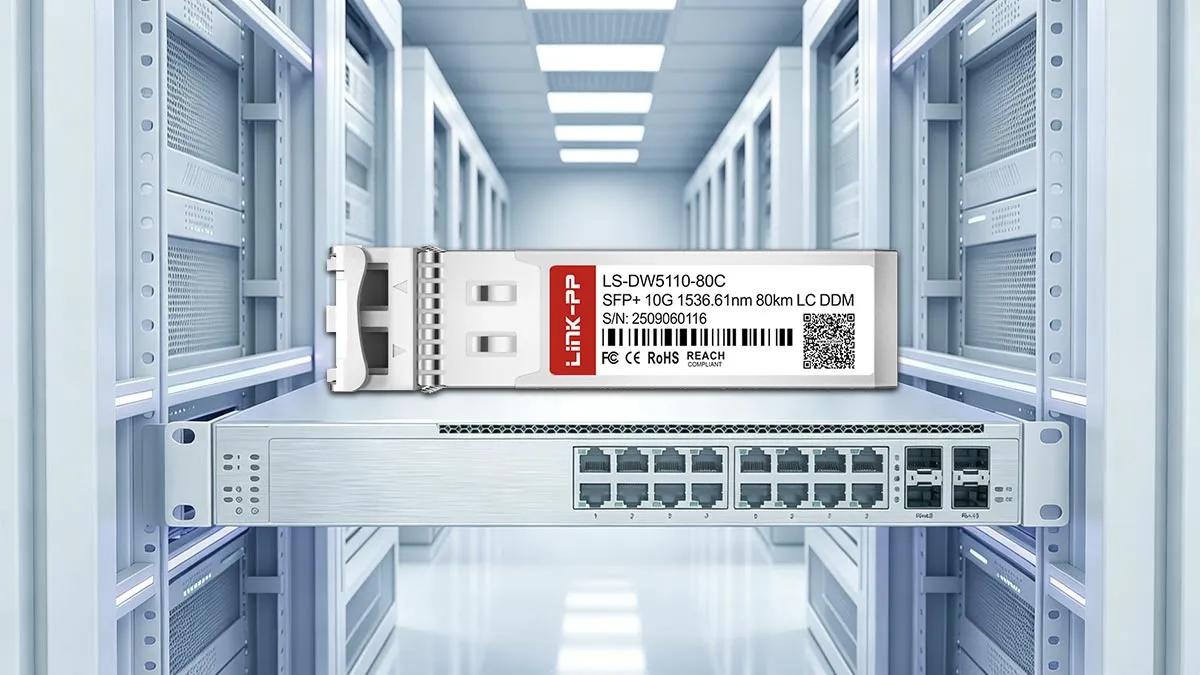 HPE DWDM-SFP10G-36.61-80 Compatible LINK-PP 10G SFP+ Optical Module