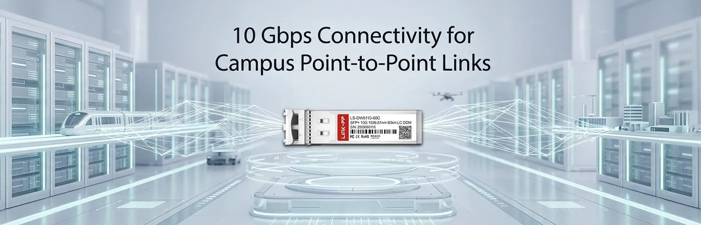 DWDM-SFP10G-36.61-80: 10 Gbps Connectivity for Campus Point-to-Point Links