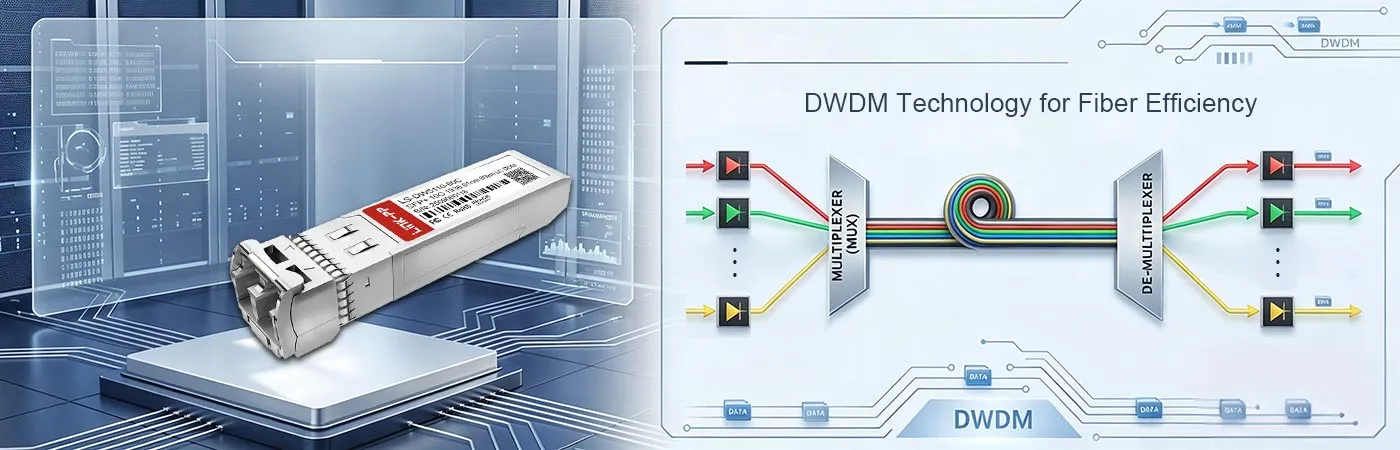 DWDM-SFP10G-36.61-80 Module with DWDM Technology for Fiber Efficiency