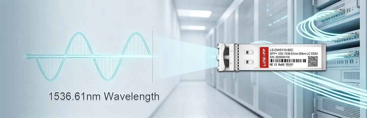 DWDM-SFP10G-36.61-80 Module with 1536.61nm Wavelength