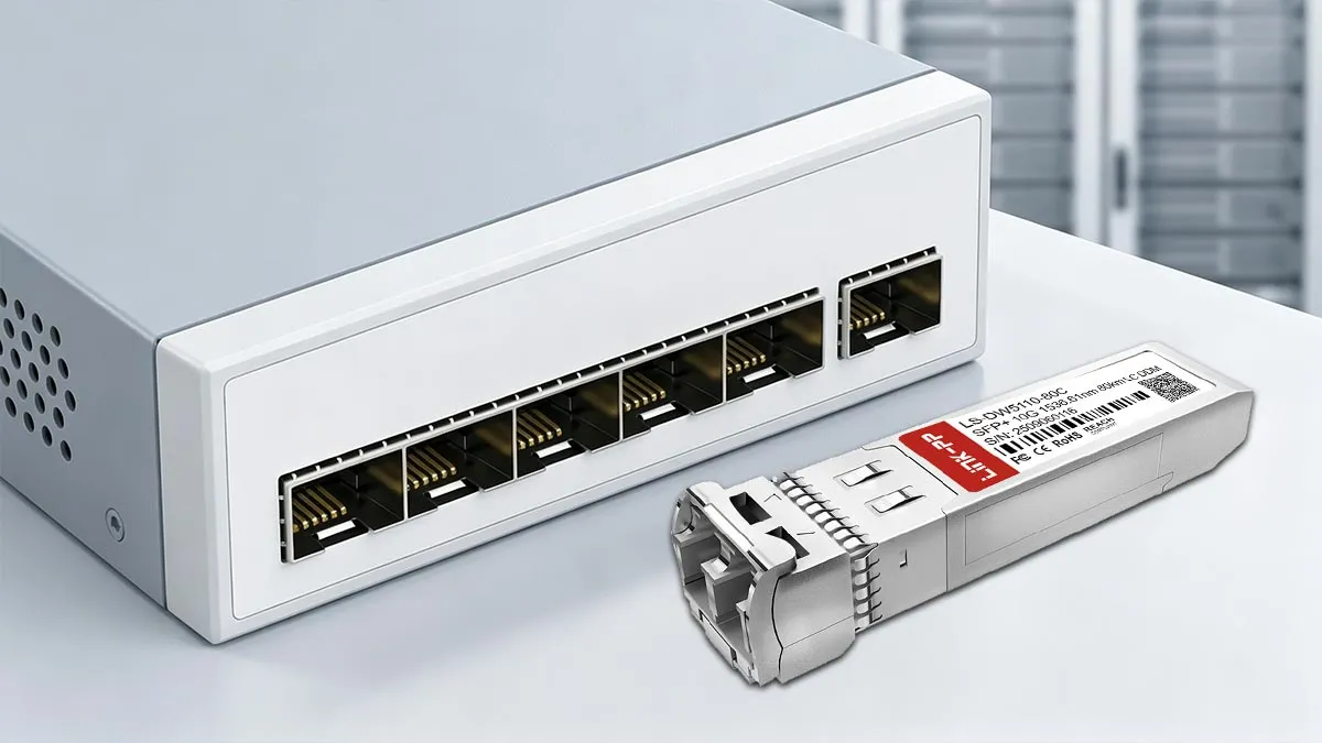 HPE DWDM-SFP10G-36.61-80 Compatible LINK-PP 10G SFP+ Usage Demonstration