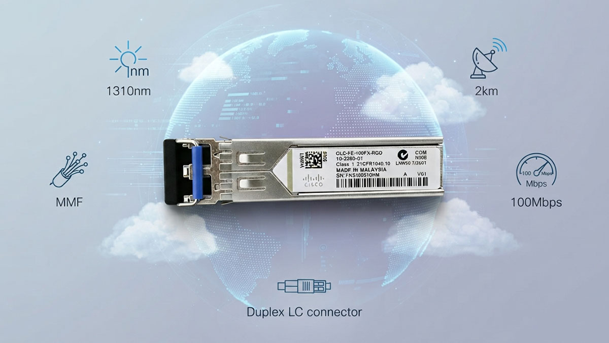 Cisco GLC-FE-100FX-RGD Optical Specifications