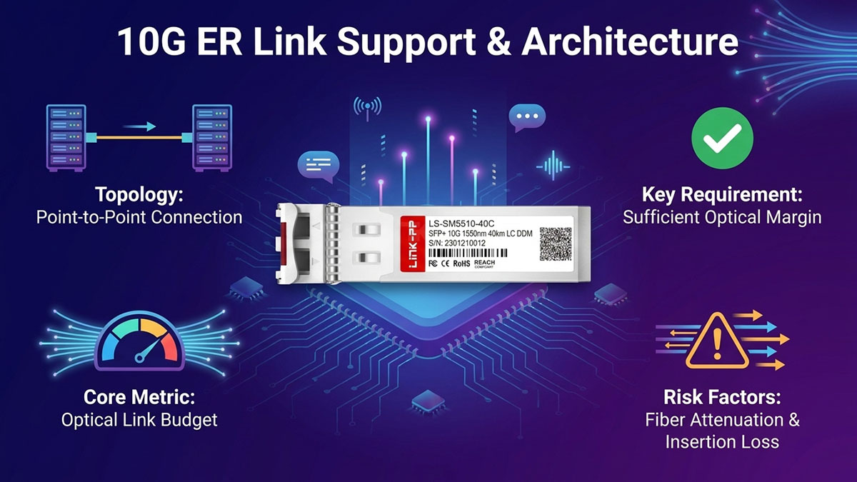 How J9153D Supports 10G ER Links