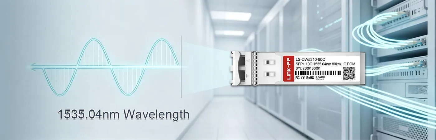 10G-SFPP-ZRD-1535.04 Module with 1535.04nm Wavelength