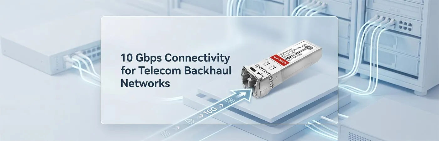 10G-SFPP-ZRD-1534.25: 10 Gbps Connectivity for Telecom Backhaul Networks