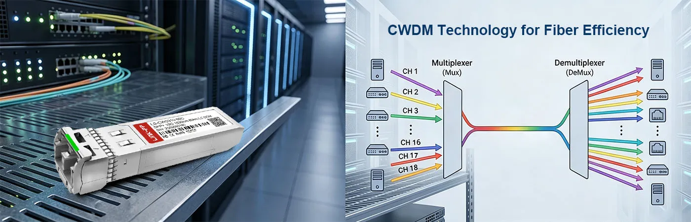 CWDM-SFP10G-1530 Module with CWDM Technology for Fiber Efficiency