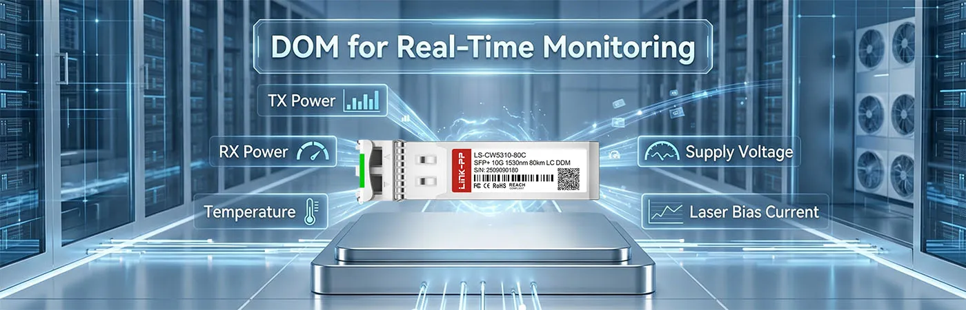 CWDM-SFP10G-1530 Module with DOM for Real-Time Monitoring