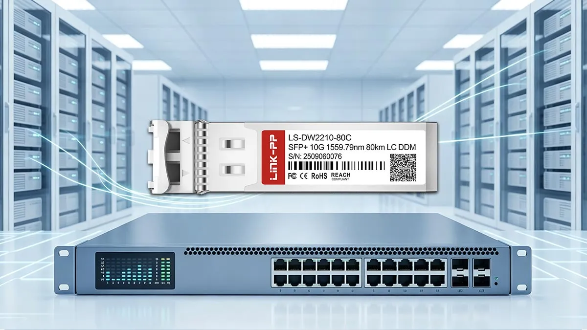 HW SFP-10G-ZDWT-59.79 Compatible LINK-PP 10G SFP+ Optical Module