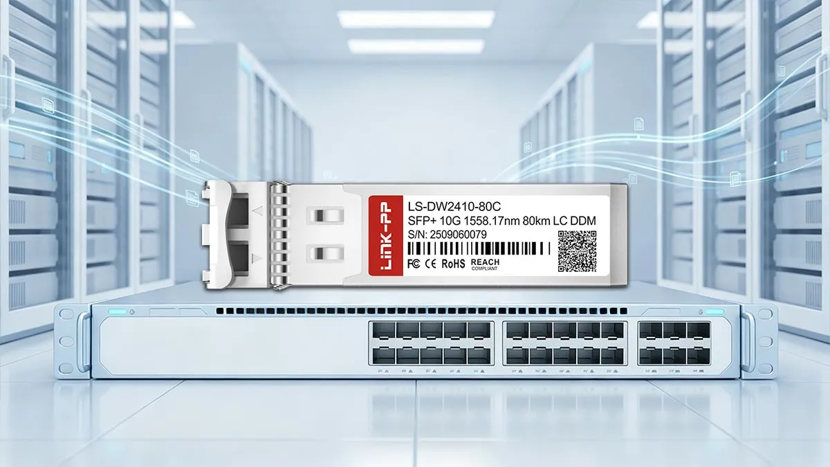 HPE DWDM-SFP10G-58.17-80 Compatible LINK-PP 10G SFP+ Optical Module