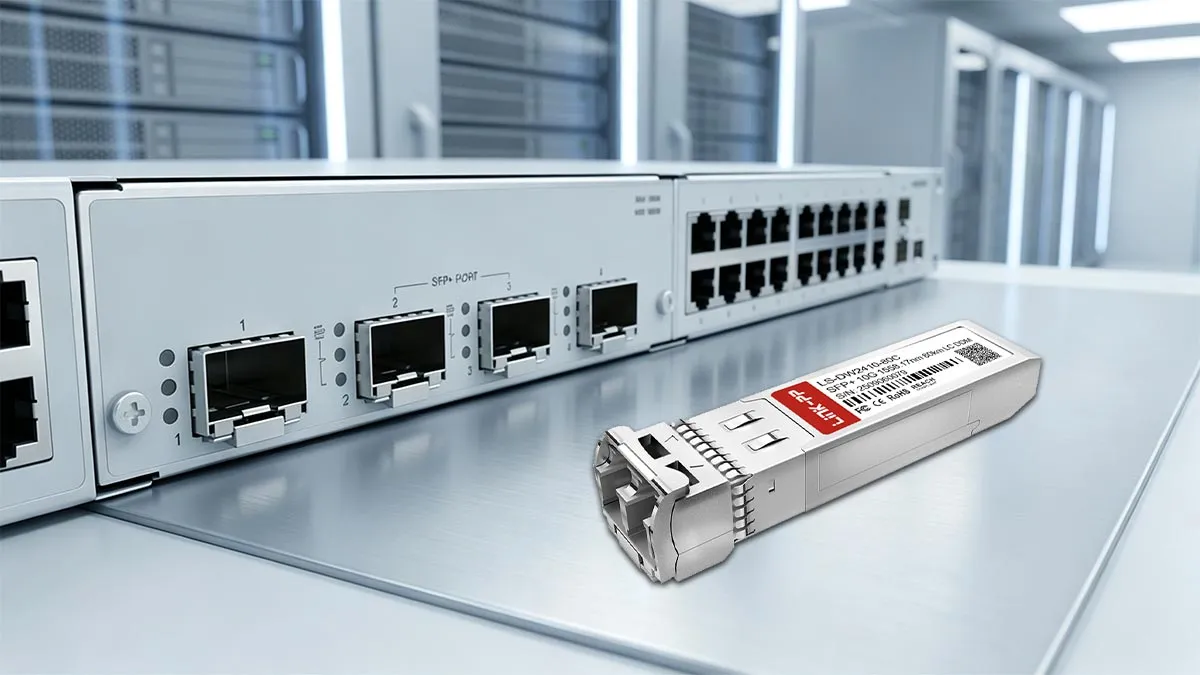 HPE DWDM-SFP10G-58.17-80 Compatible LINK-PP 10G SFP+ Usage Demonstration
