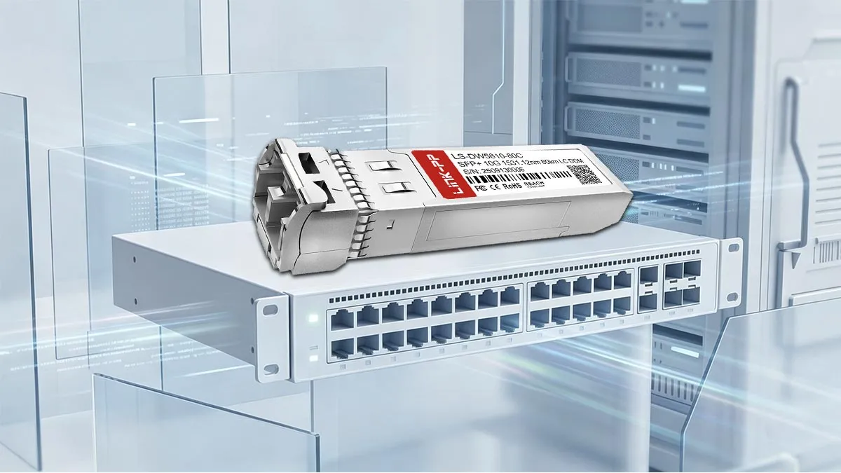 HPE DWDM-SFP10G-31.12-80 Compatible LINK-PP 10G SFP+ Optical Module
