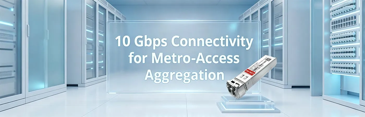 DWDM-SFP10G-31.12-80: 10 Gbps Connectivity for Metro-Access Aggregation