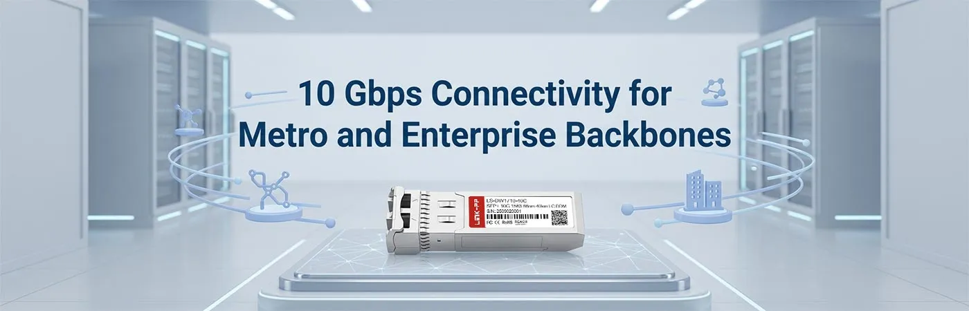 LS-DW1710-40C: 10 Gbps Connectivity for Metro and Enterprise Backbones