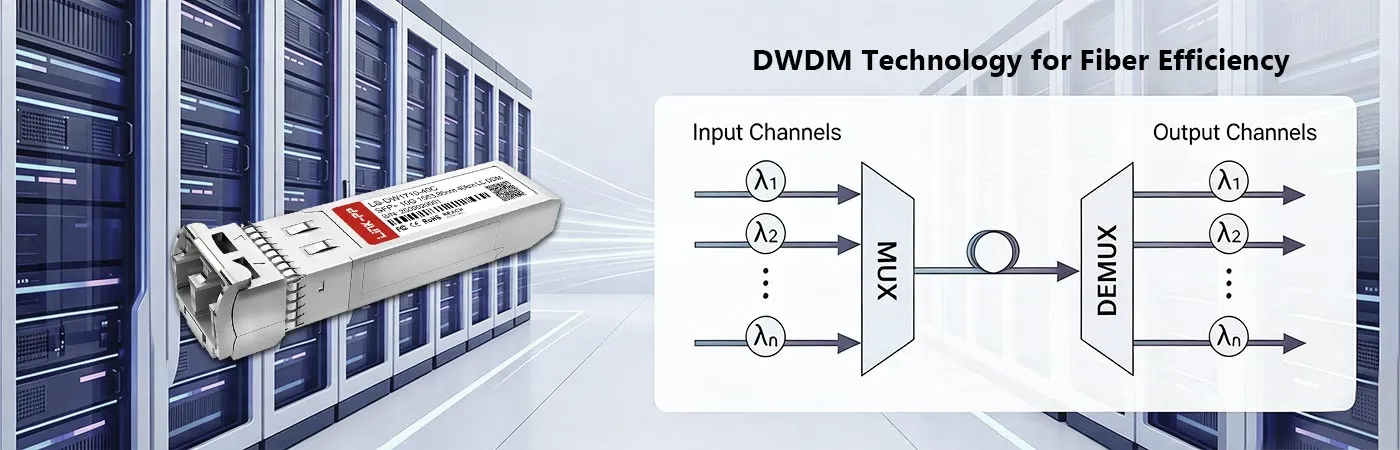 LS-DW1710-40C Module with DWDM Technology for Fiber Efficiency