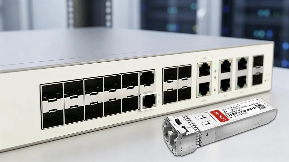 LINK-PP LS-DW1710-40C 10G SFP+ Usage Demonstration