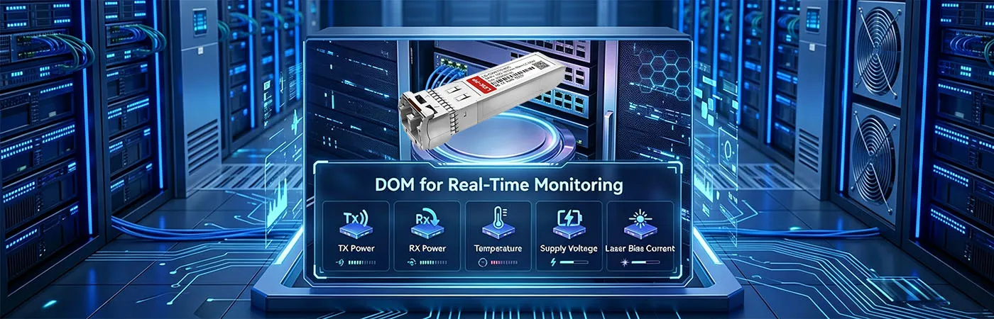 Módulo LS-CW6110-80C con DOM para monitorización en tiempo real.