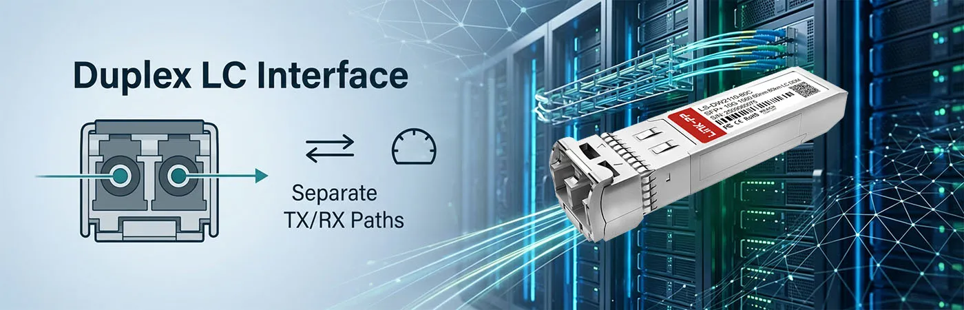 DWDM-SFP10G-60.61-80 Module with Duplex LC Interface