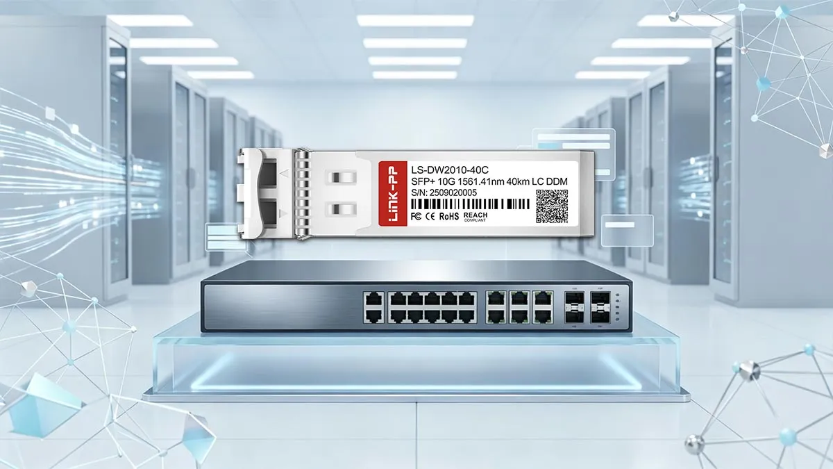 Kompatibel dengan Generic DW-SFP10G40-20 LINK-PP Modul Optik 10G SFP+