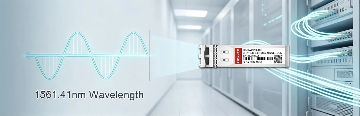 Modul DW-SFP10G40-20 dengan Panjang Gelombang 1561.41nm