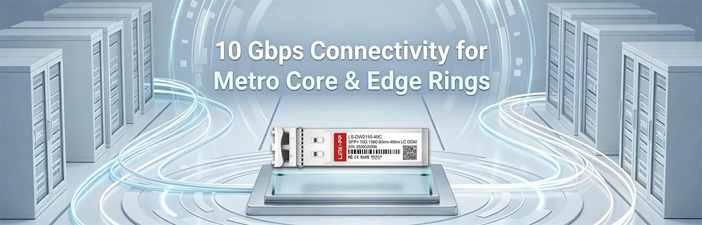 LS-DW2110-40C: 10 Gbps Connectivity for Metro Core & Edge Rings