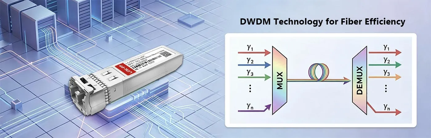 LS-DW2110-40C Module with DWDM Technology for Fiber Efficiency