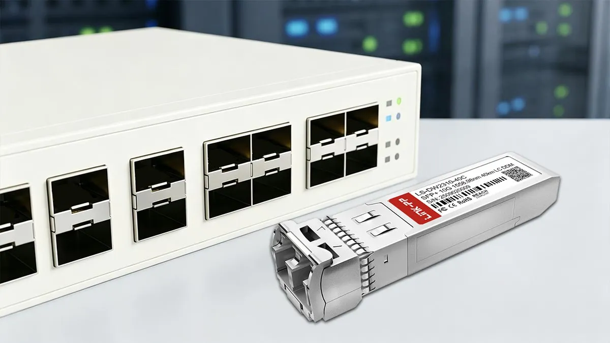 Dell DWDM-SFP10G-58.98 Compatible LINK-PP 10G SFP+ Usage Demonstration
