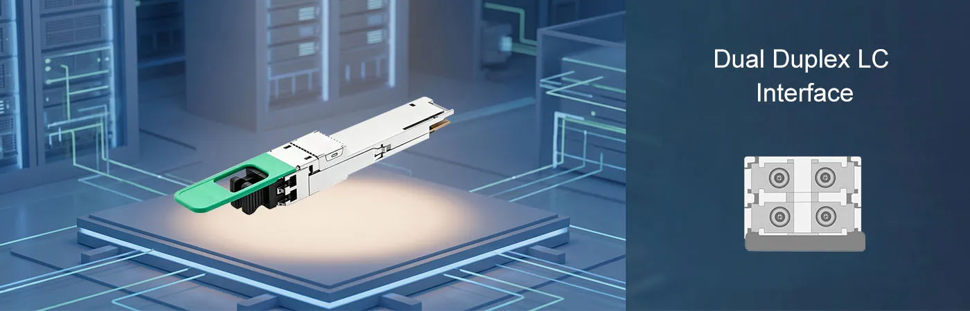 LQD-CW800-2LR4C Module with Dual Duplex LC Interface