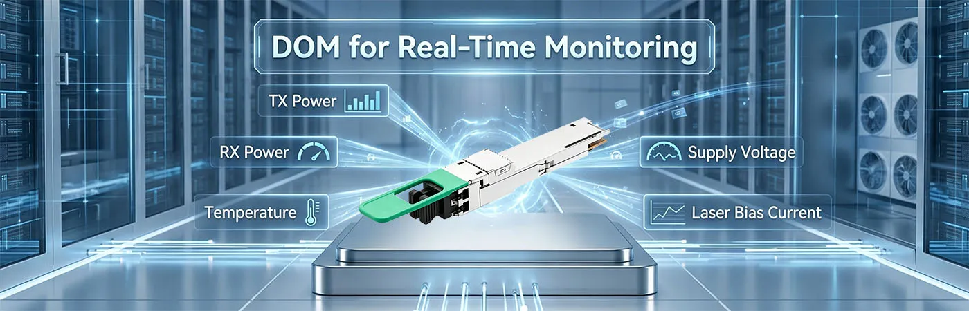 LQD-CW800-2LR4C Module with DOM for Real-Time Monitoring